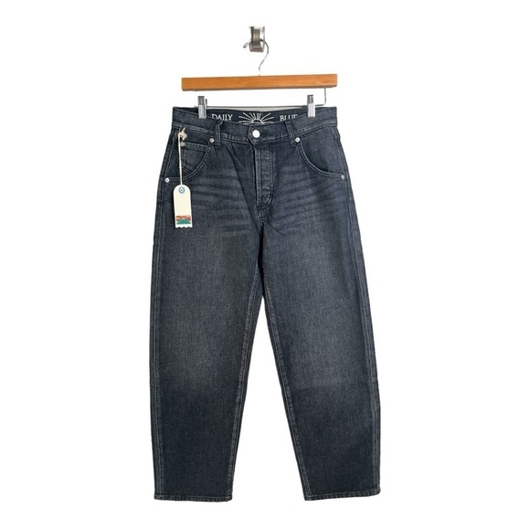 Daily Blue Mantra Denim Wide Barrel in Onyx Wash lButton Fly Jeans Size 27,28 - Picture 15 of 16